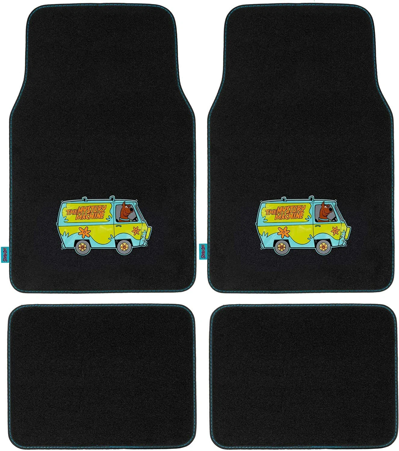 Scooby Doo 4pc Carpet Floor Mats