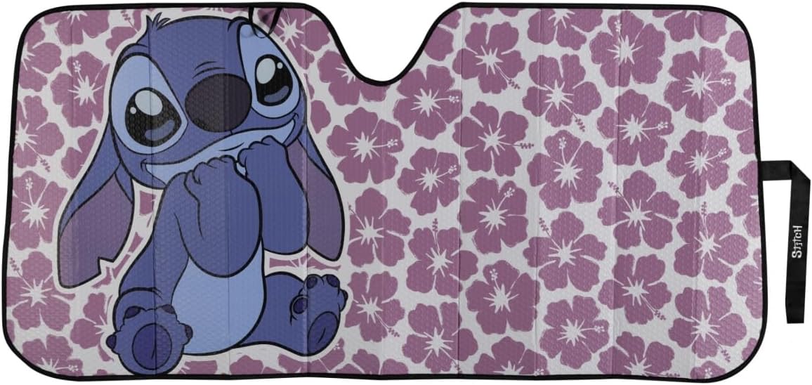 Stitch Pink Hibiscus Sunshade