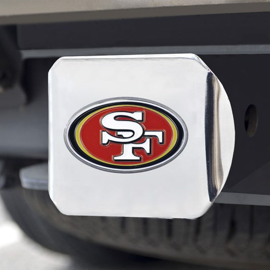 NFL San Fransisco 49ers Hitch Cover - Chrome