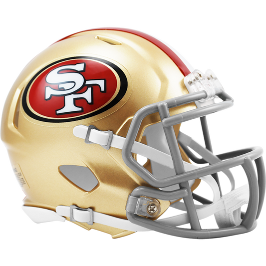 NFL San Fransico 49ers Mini Speed Helmet