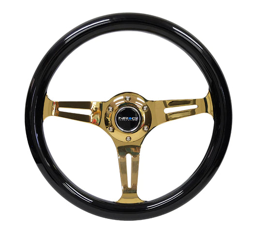 NRG Steering Wheel 350MM 1.5" Deep Dish Wood Grain