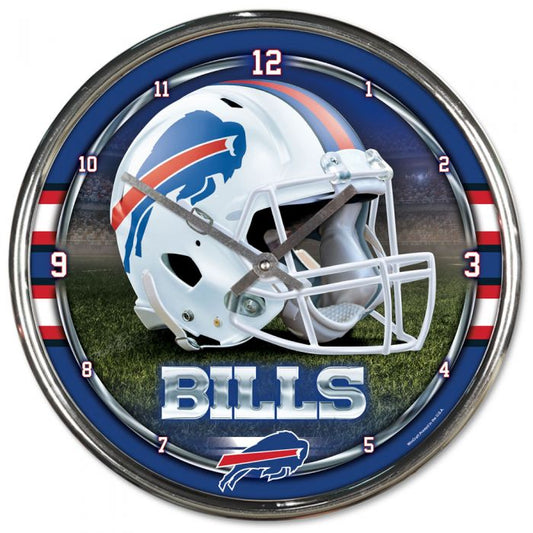 NFL Buffalo Bills Chrome Clock