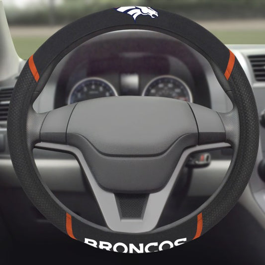 NFL Denver Broncos Mesh Steering Wheel Cover