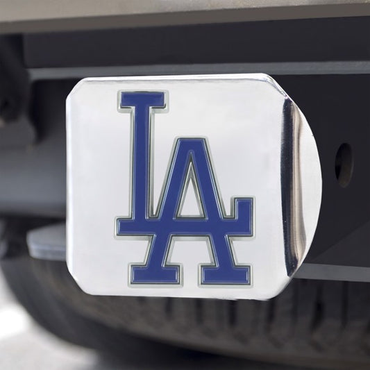 MLB Los Angles Dodgers Hitch Cover - Chrome