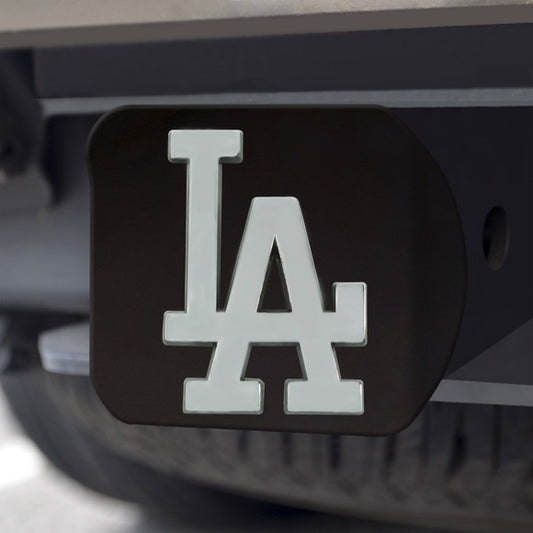 MLB Los Angeles Dogers Hitch Cover - Black/Chrome