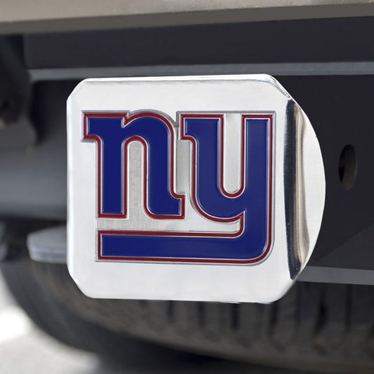 NFL New York Giants Hitch Cover -Chrome