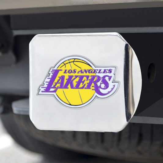 NBA Los Angeles Lakers Hitch Cover - Chrome