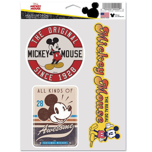 Disney Mickey Mouse 3 Pack Decals