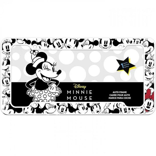 Minnie Mouse Faces License Plate Frame