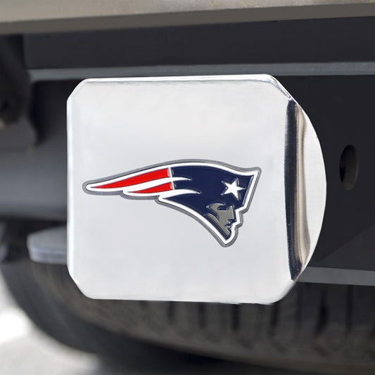 NFL New England Patriots Hitch Cover - Chrome