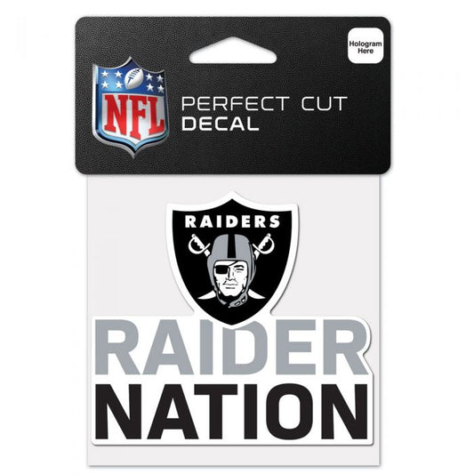 NFL Las Vegas Raider Nation 4x4 decal