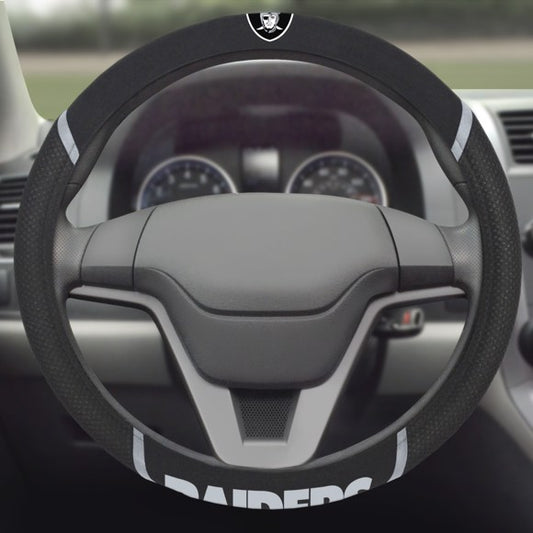 NFL Las Vegas Raiders Mesh Steering Wheel Cover