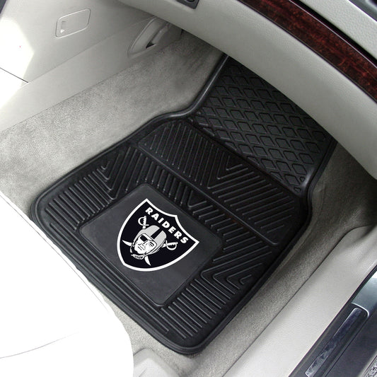 NFL Las Vegas Raiders Vinyl Car Mat Set