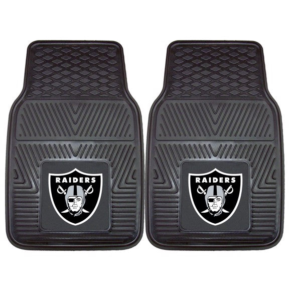 NFL Las Vegas Raiders Vinyl Car Mat Set