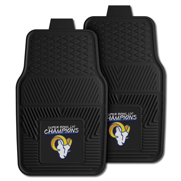 NFL Los Angeles Rams Superbowl Champions Vinyl Car Mat Set