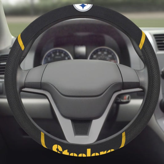 NFL Pittsburgh Steelers Mesh Steering Wheel Cover