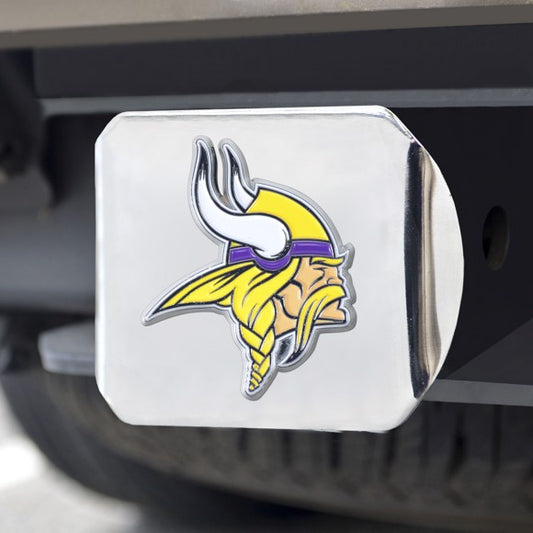 NFL Minnesota Vikings Hitch Cover- Chrome